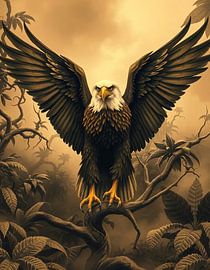 Nahaufnahme eines Adlers von DigiArt