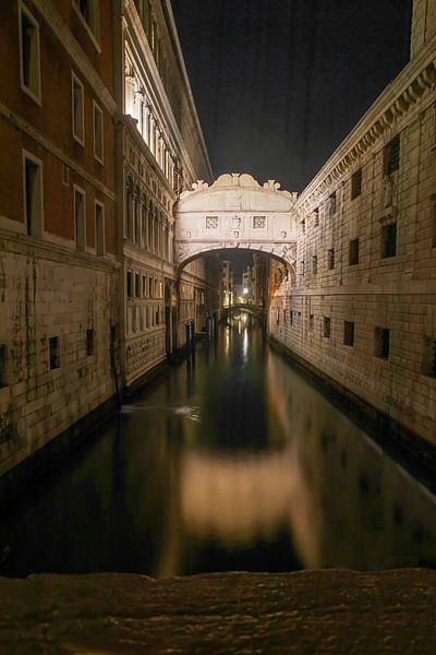 Venice - The Bridge of Sighs by Night by t.ART