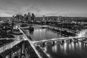 Frankfurt am Main scharz-weiß