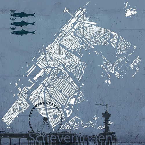 De gebouwen van Scheveningen