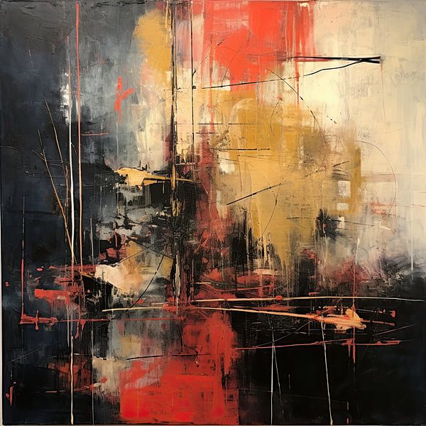 Abstract Werk 29996 van Abstract Schilderij