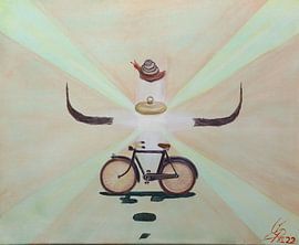 Surrealismus  Dali`s Besuch bei Freud  surrealism Dali's Visit to Freud von Michael Puhl