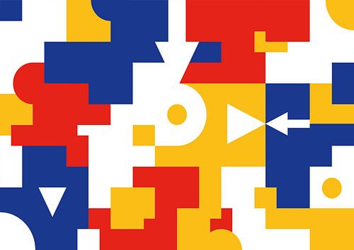 Bauhaus Geometrische Collage