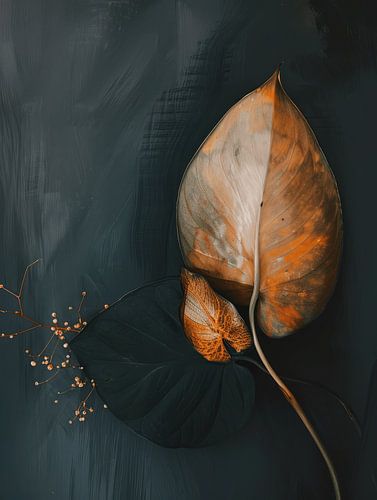 Botanisch in warme kleuren