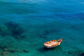 Greece blue sea