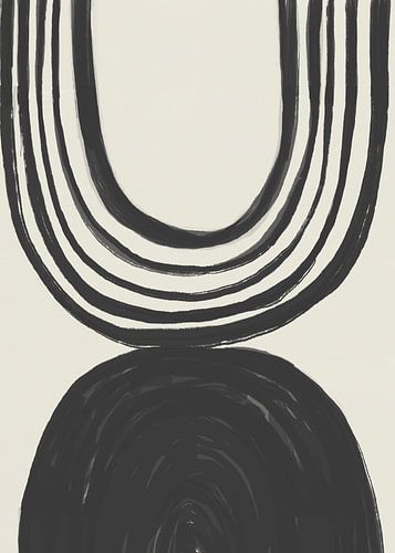 Moderne Mid Century #1 | Blanc