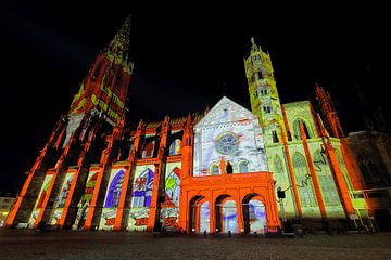 Kathedraal in kaart brengen Freiburg van Patrick Lohmüller