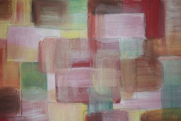 Plaine de printemps - Acrylique sur toile sur HAG