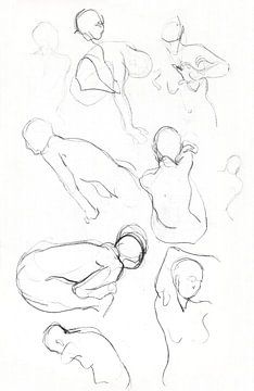 model drawing-10_1995 van Hans Zantman