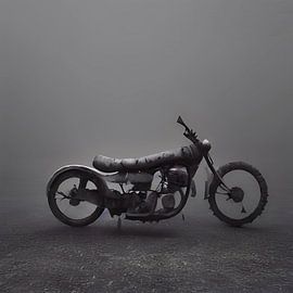 Old motorcycle underwater by Renato Daub