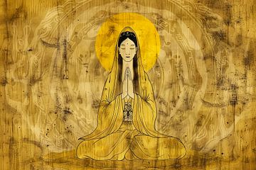 spiritueel japans portret van Egon Zitter