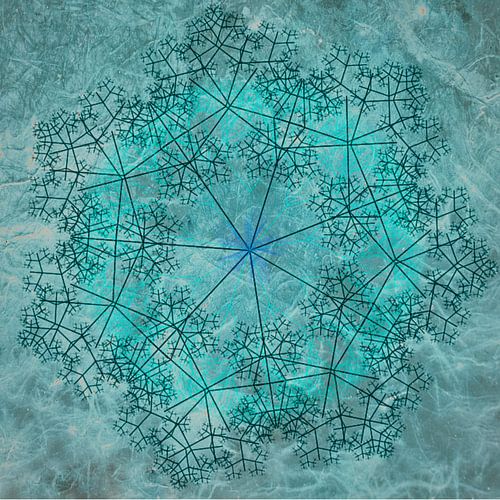 Mandala chic, turquoise