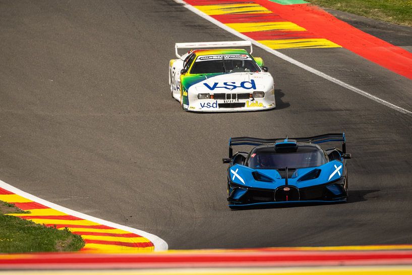 Bugatti Bolide and BMW M1 by Bas Fransen