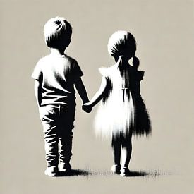Boy & Girl by FoXo Art