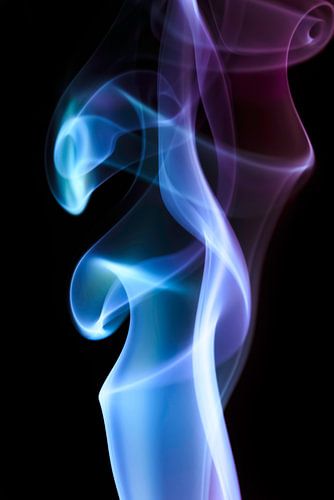 Beautiful Smoke on a black backdrop.