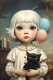 Une fille aux yeux brillants... sur Ans Bastiaanssen