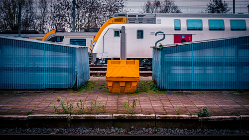 Le calme à la gare