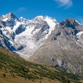 Photo paysagère de la montagne La Meije en France sur Jacqueline Groot