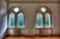 Lost Place - Rundbogenfenster von Sabine Wagner Miniaturansicht