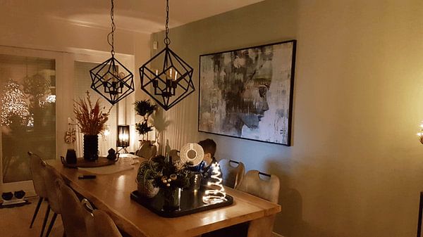 Klantfoto: Angie green van Atelier Paint-Ing, op canvas