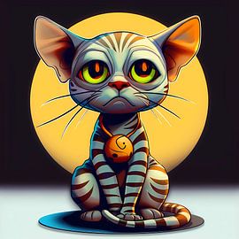 Moon whiskers by Vythryd Arts