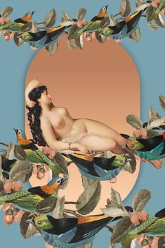 Birds, birds, birds, dreaming of birds van Gisela- Art for You