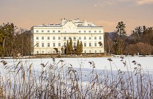 Das Schloss Leopoldskron im Winter von Christa Kramer