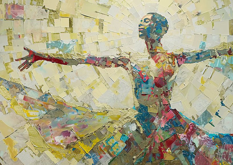 Schimmernde Widerstandsfähigkeit von Kunst Laune