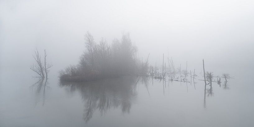 Misty Island by Edwin Benschop