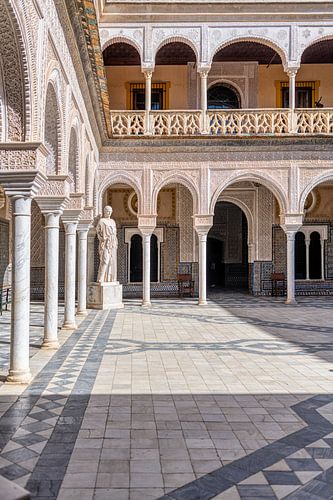Mudéjar binnenplaats van het Casa de Pilatos