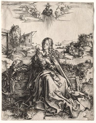 The Holy Family with the Butterfly, Albrecht Dürer