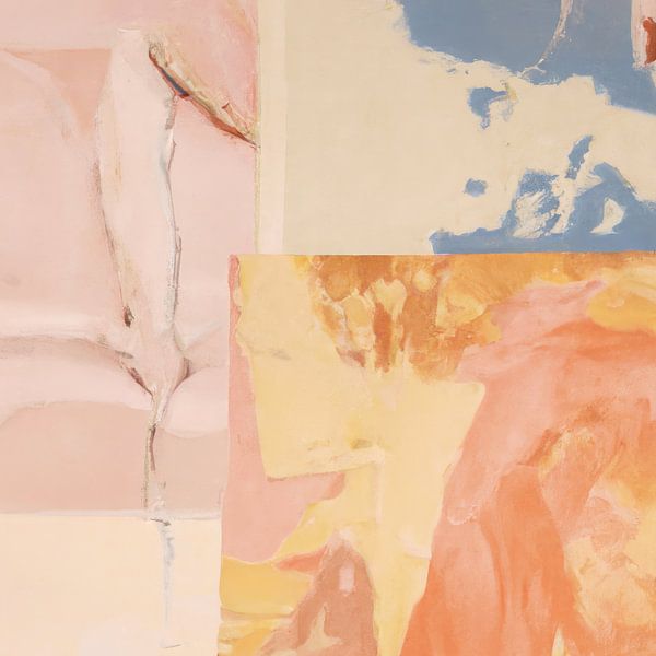 Abstract Wabi-sabi in pastel by Studio Allee
