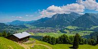 Panorama über Oberstdorf