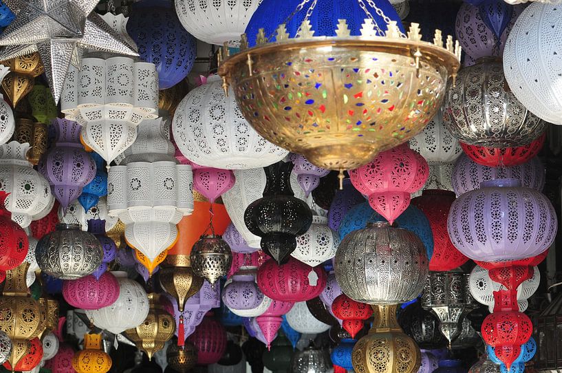Moroccan lamps by Theo van Woerden