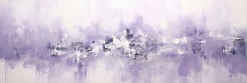 Abstract Lila van Abstract Schilderij