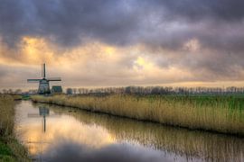 Molen bij Obdam by Jan Siebring