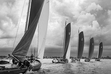 SKS skûtsjes en route to next buoy by ThomasVaer Tom Coehoorn