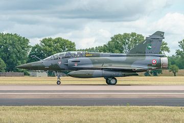 Le Dassault Mirage 2000D de l'armée de l'air française a atterri. sur Jaap van den Berg