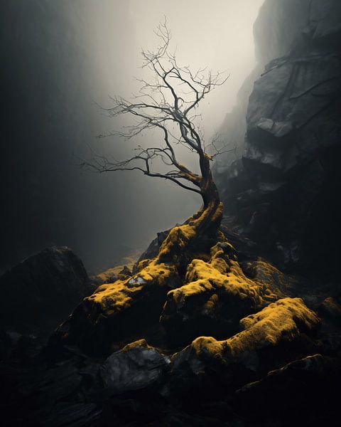 Landschap van fernlichtsicht