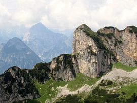 Berglandschap in de Oostenrijkse Alpen by Pieter Korstanje
