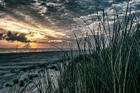 Zonsopgang strand van Ameland 