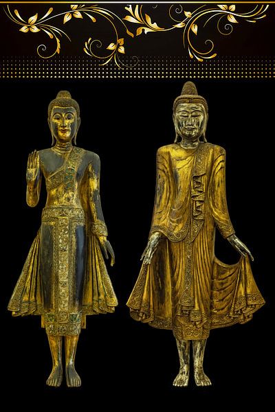Bouddha ou Buddha, statue debout par Gert Hilbink