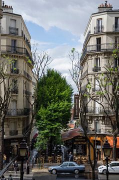 Stadsbeeld Montmartre, Parijs
