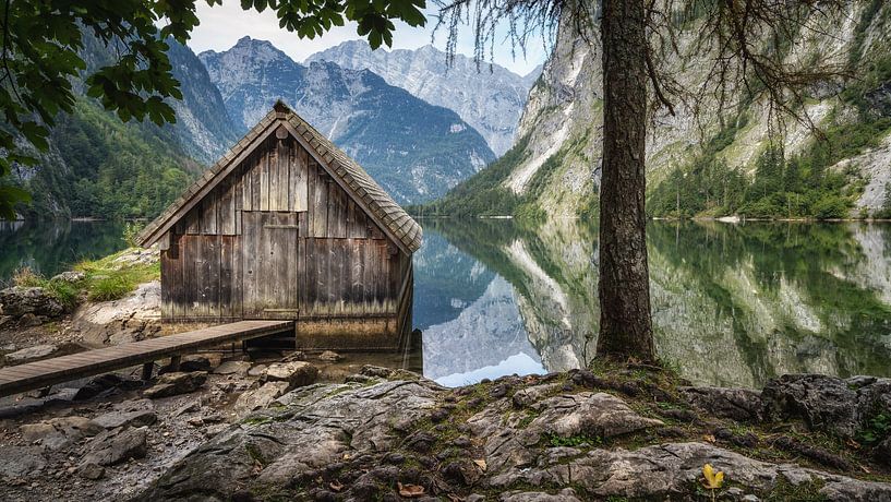 Boothuis aan de Obersee van Steffen Peters