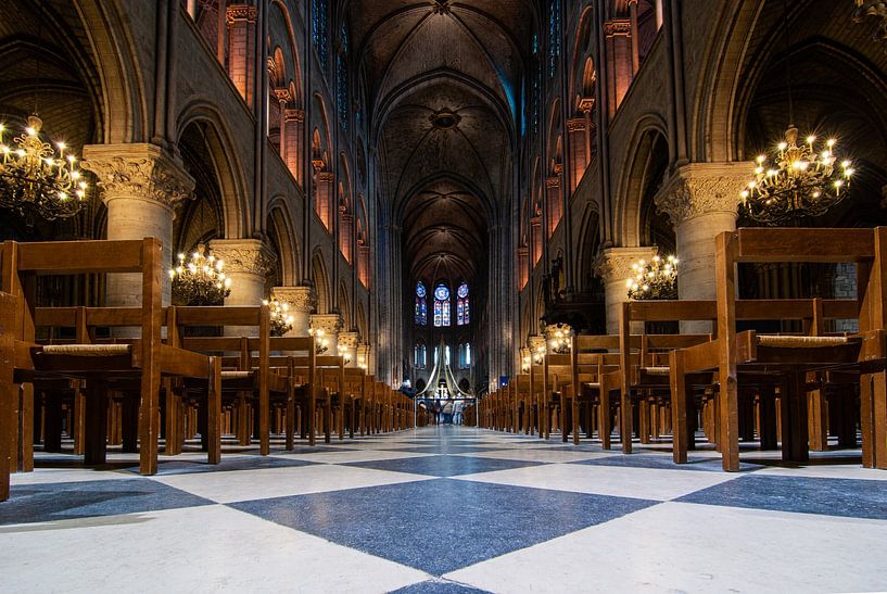 L'atmosphère féerique de Notre Dame à Paris par Michel Geluk