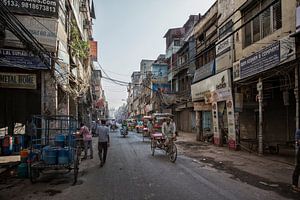 Verkeer in New Delhi, India