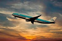 PH-AKE KLM Royal Dutch Airlines Airbus A330-300, KL2020.