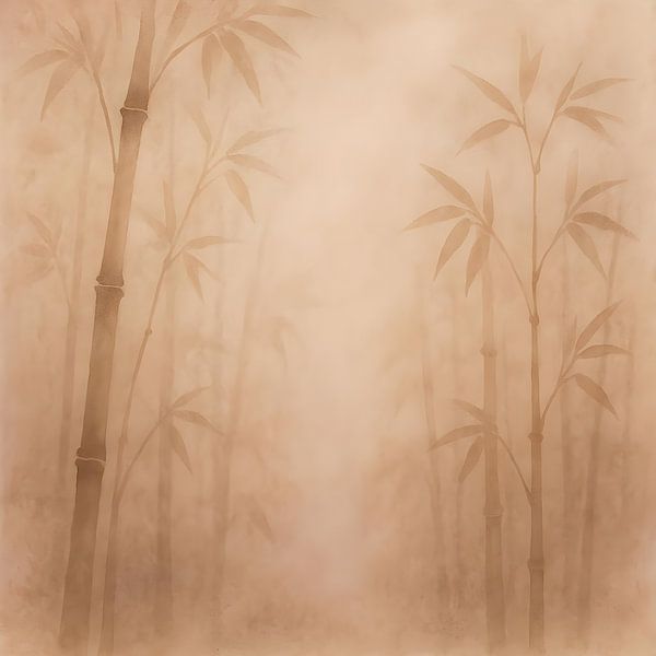 Bambus im Japandi-Stil von FoXo Art