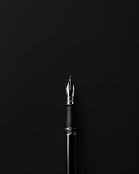 Stilleven in een creatieve schrijfsfeer van fernlichtsicht