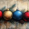 Boules de Noël | Atmosphère de Noël sur Caprices d'Art